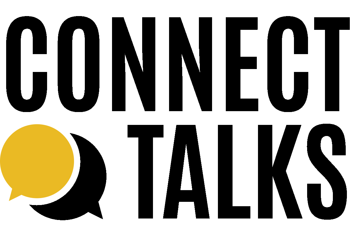 Connect Talks - logo černé